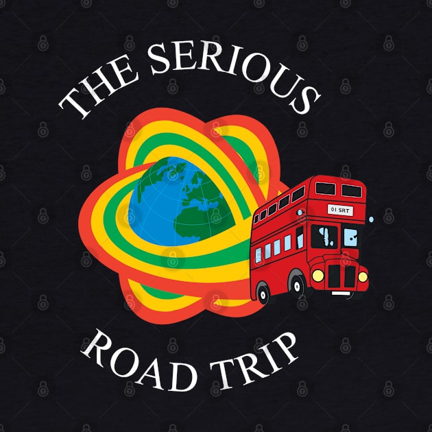 The Serious Road Trip Rainbow London Bus Logo by phoxydesign